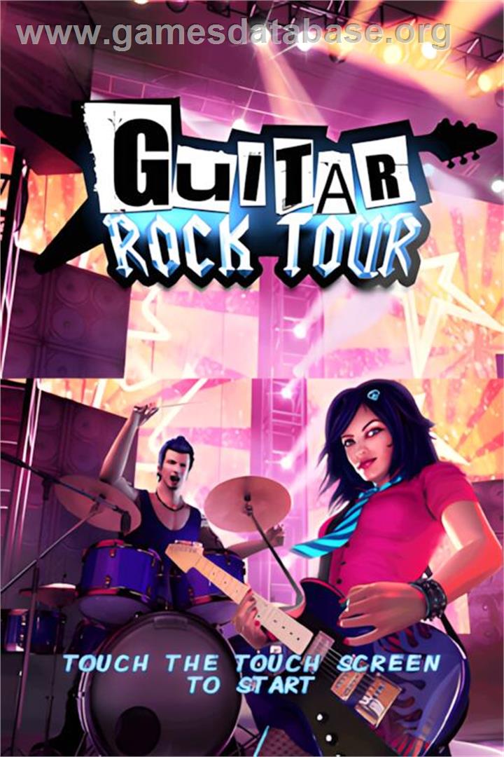 Guitar Rock Tour - Nintendo DS - Artwork - Title Screen