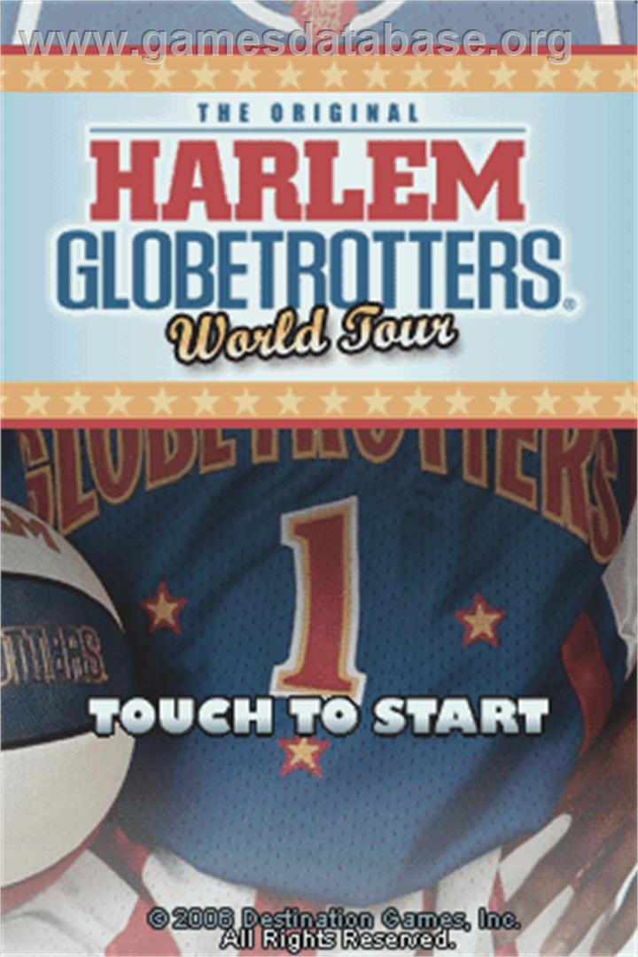 Harlem Globetrotters: World Tour - Nintendo DS - Artwork - Title Screen