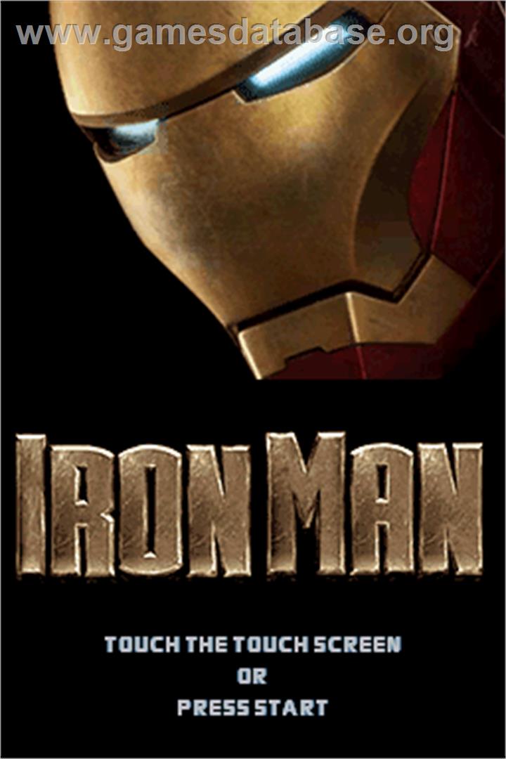 Iron Man - Nintendo DS - Artwork - Title Screen