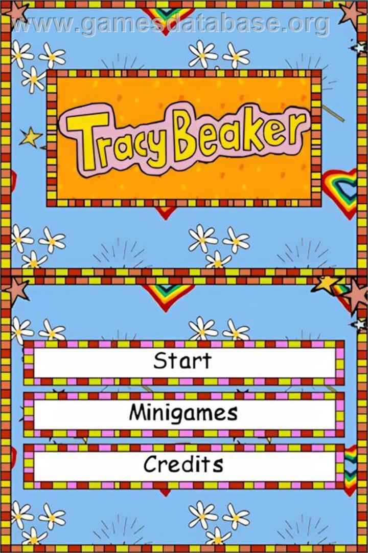 Jacqueline Wilson's Tracy Beaker - The Game - Nintendo DS - Artwork - Title Screen