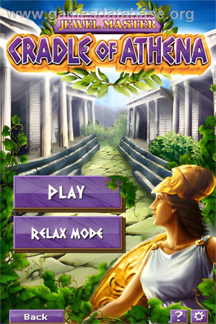 Jewel Link Chronicles - Legend Of Athena - Nintendo DS - Artwork - Title Screen
