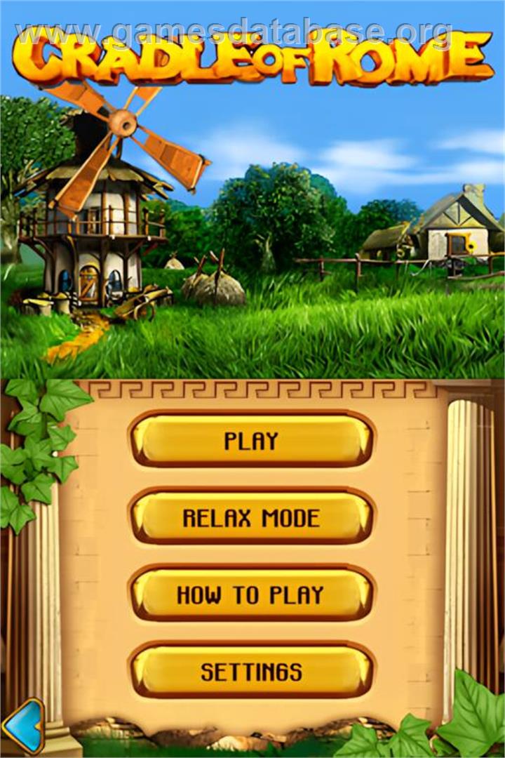 Jewel Master - Cradle Of Rome - Nintendo DS - Artwork - Title Screen