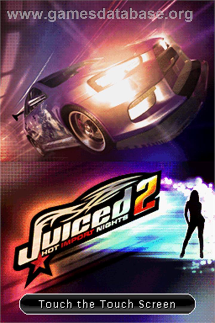 Juiced 2: Hot Import Nights - Nintendo DS - Artwork - Title Screen