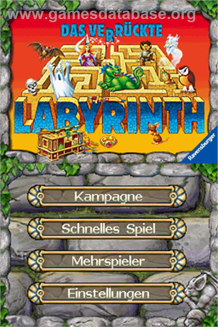 Labyrinth - Nintendo DS - Artwork - Title Screen