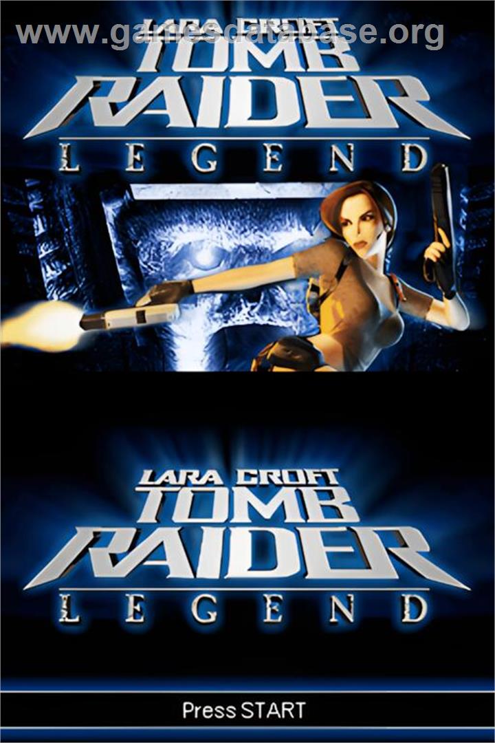 Lara Croft Tomb Raider - Legend - Nintendo DS - Artwork - Title Screen