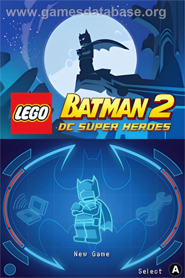 Lego Batman 2 - Dc Super Heroes - Nintendo DS - Artwork - Title Screen