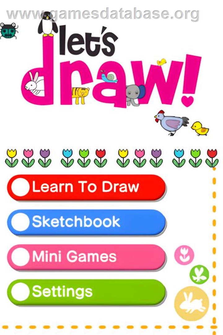 Let's Draw - Nintendo DS - Artwork - Title Screen