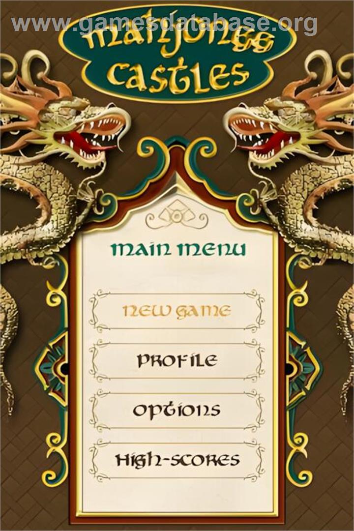 Mahjongg Ds - Nintendo DS - Artwork - Title Screen