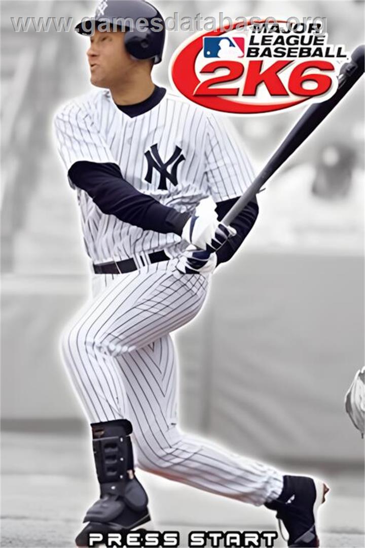Major League Baseball 2K6 - Nintendo DS - Artwork - Title Screen