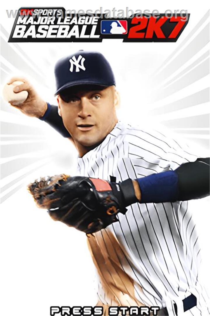 Major League Baseball 2k7 - Nintendo DS - Artwork - Title Screen