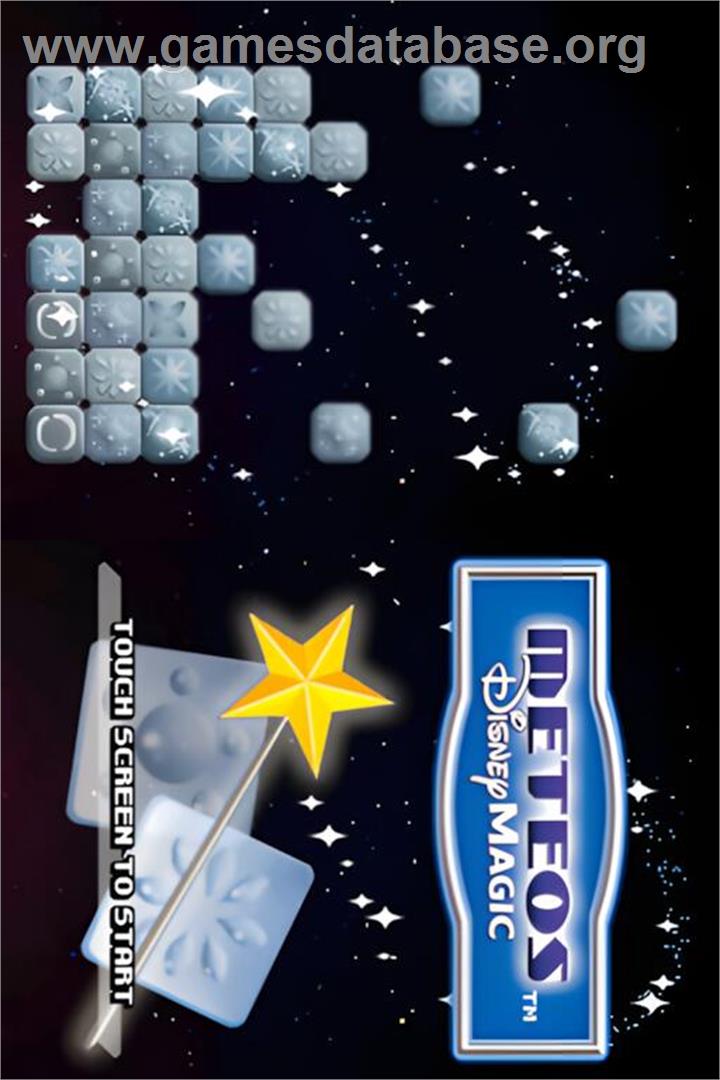 Meteos Disney Magic - Nintendo DS - Artwork - Title Screen