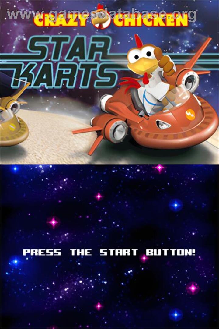Moorhuhn - Star Karts - Nintendo DS - Artwork - Title Screen
