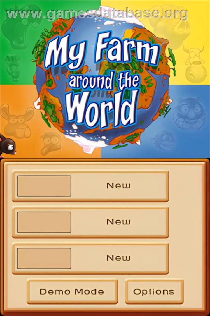 My Farm Around The World - Nintendo DS - Artwork - Title Screen