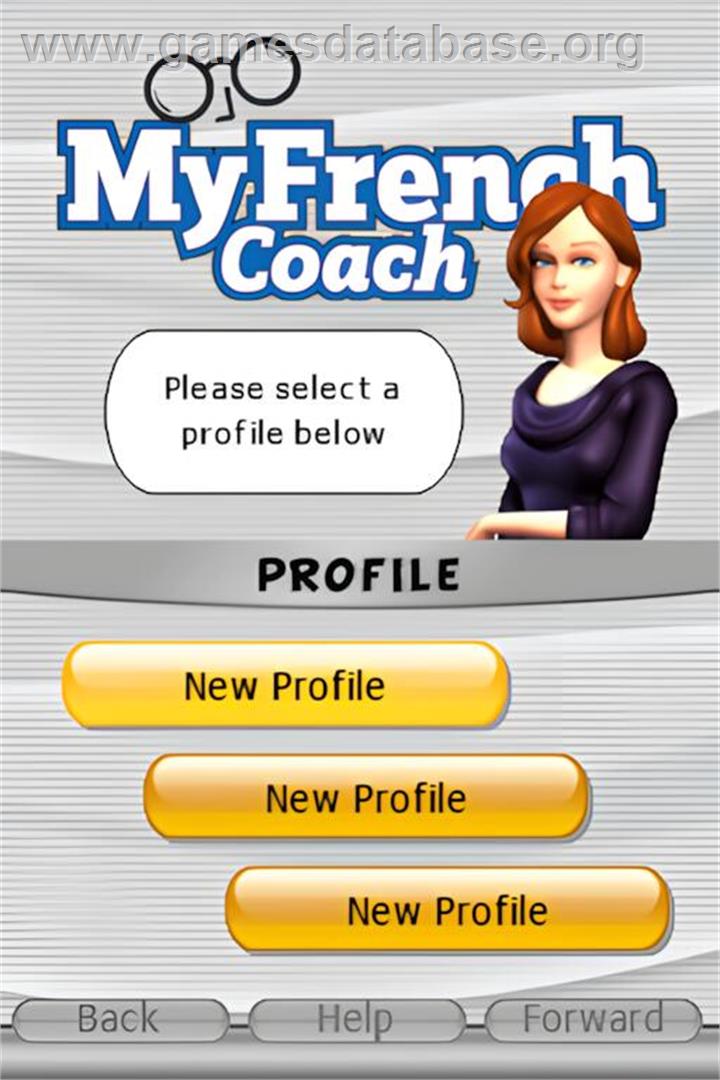 My French Coach - Nintendo DS - Artwork - Title Screen