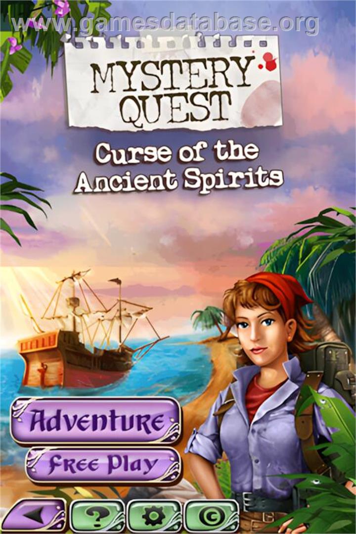 Mystery Stories - Curse Of The Ancient Spirits - Nintendo DS - Artwork - Title Screen
