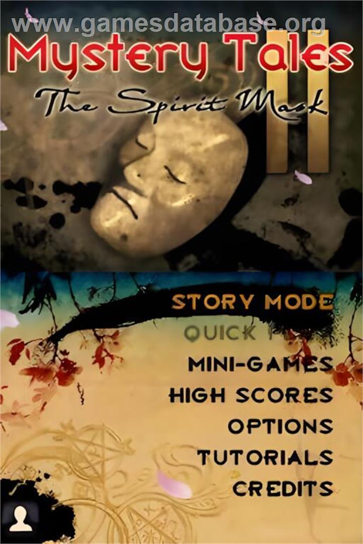 Mystery Tales 2 - The Spirit Mask - Nintendo DS - Artwork - Title Screen