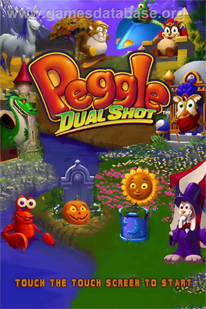 Peggle - Dual Shot - Nintendo DS - Artwork - Title Screen