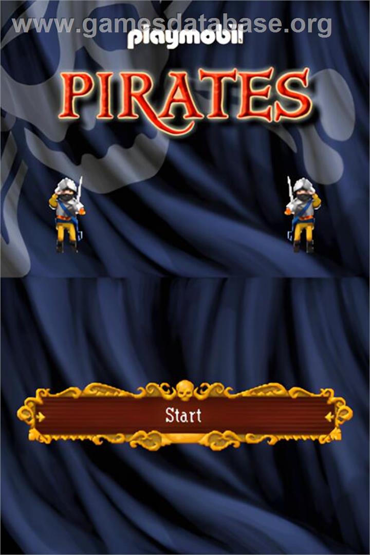 Playmobil - Pirates - Boarding! - Nintendo DS - Artwork - Title Screen