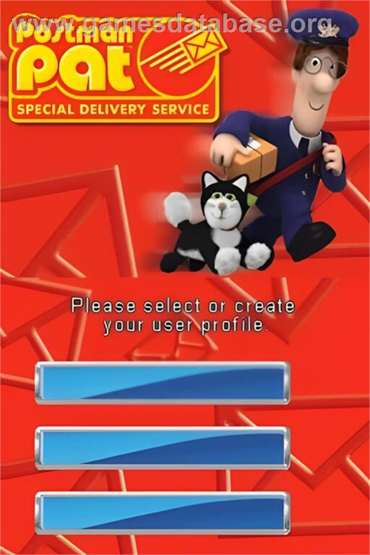 Postman Pat - Special Delivery Service - Nintendo DS - Artwork - Title Screen