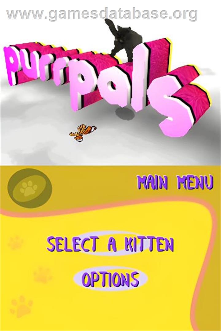 Purr Pals - Nintendo DS - Artwork - Title Screen