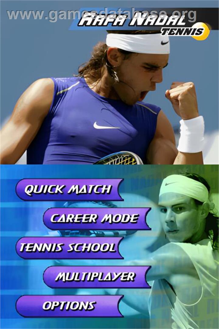 Rafa Nadal Tennis - Nintendo DS - Artwork - Title Screen
