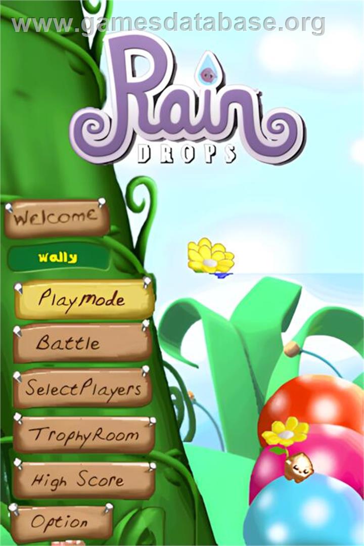 Rain Drops - Nintendo DS - Artwork - Title Screen