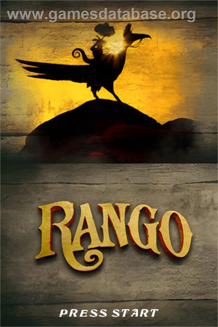 Rango - Nintendo DS - Artwork - Title Screen