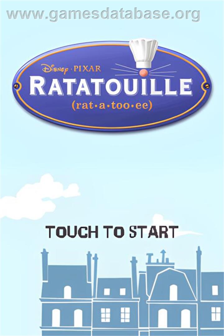 Ratatouille - Nintendo DS - Artwork - Title Screen