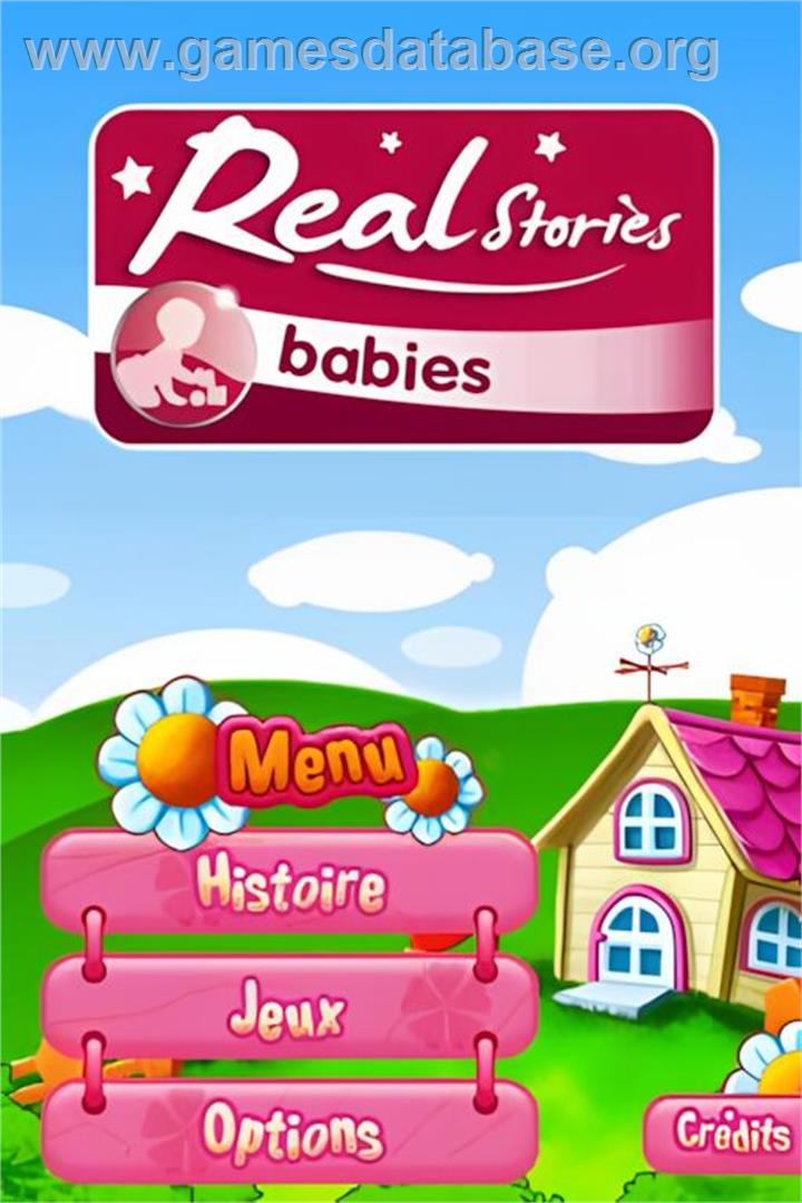 Real Stories - My Baby World - Nintendo DS - Artwork - Title Screen