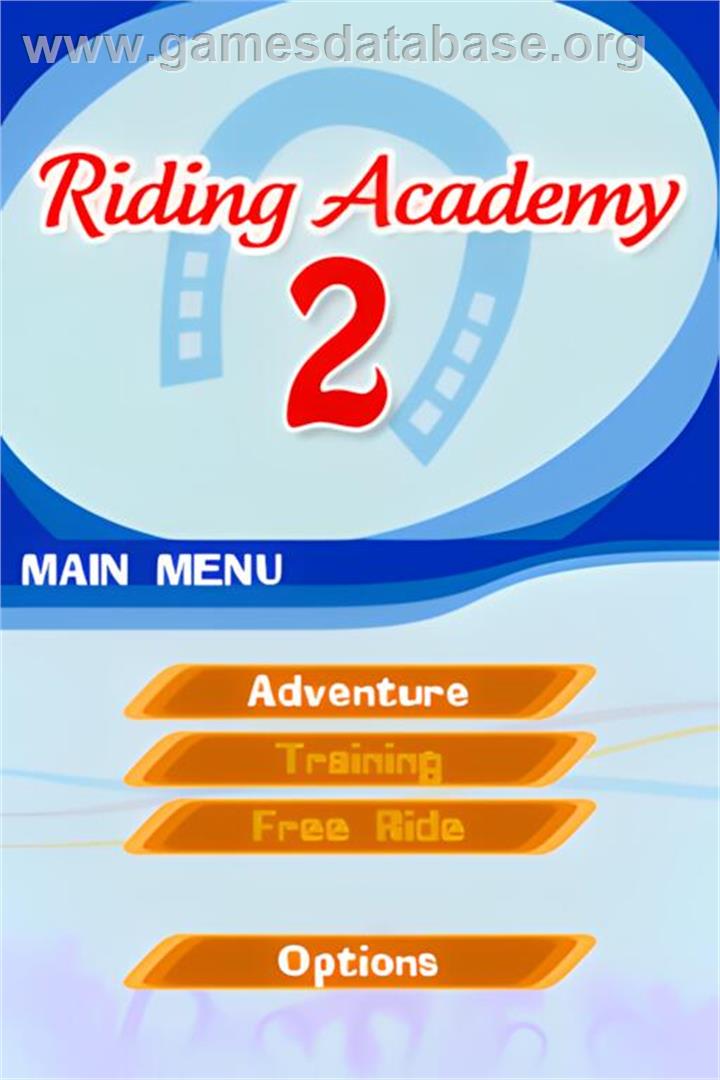 Riding Academy 2 - Nintendo DS - Artwork - Title Screen