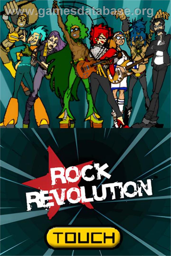 Rock Revolution - Nintendo DS - Artwork - Title Screen