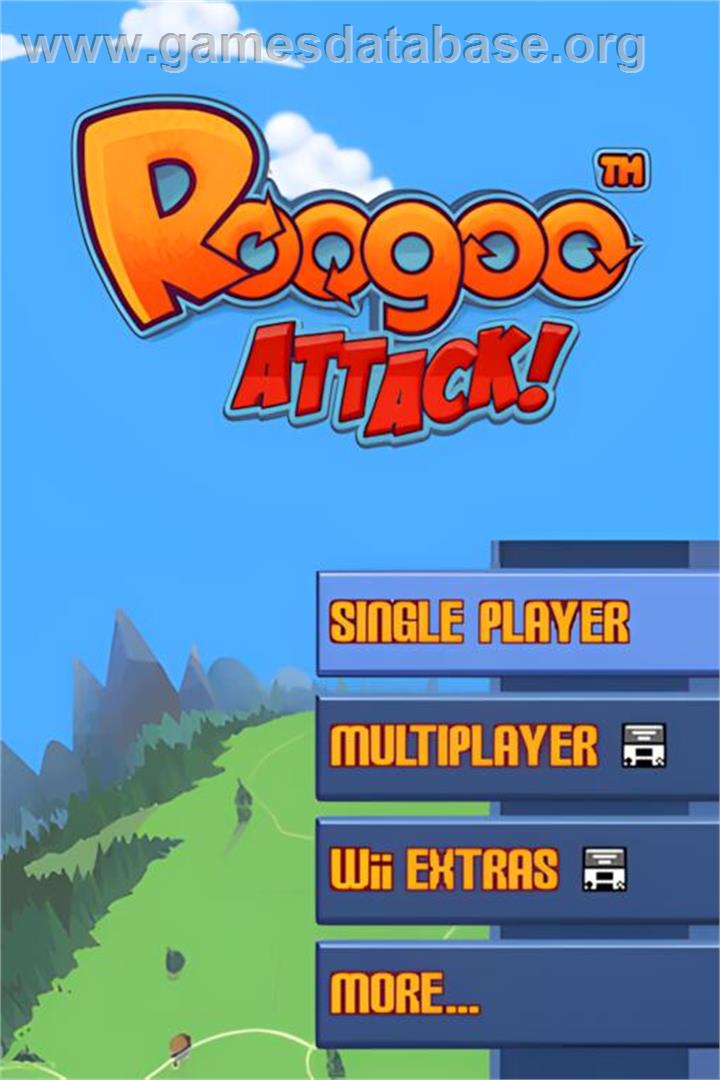 Roogoo Attack! - Nintendo DS - Artwork - Title Screen