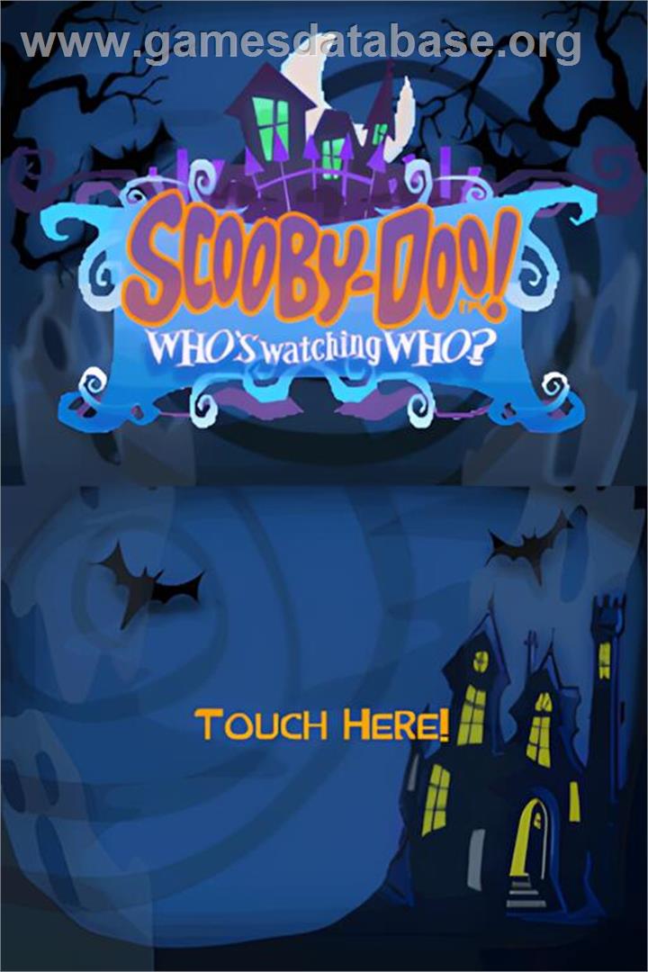 Scooby-doo! - Qui Regarde Qui - Nintendo DS - Artwork - Title Screen