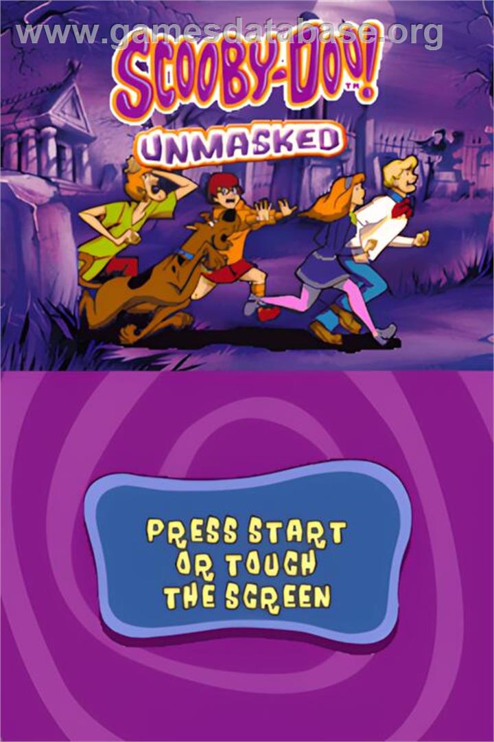 Scooby-doo! - Unmasked - Nintendo DS - Artwork - Title Screen
