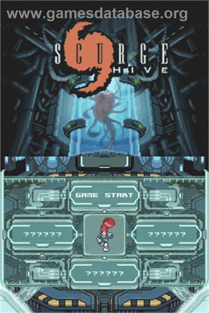 Scurge: Hive - Nintendo DS - Artwork - Title Screen