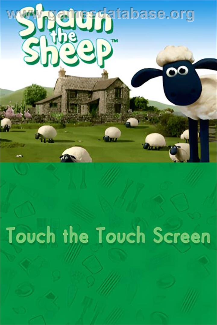 Shaun The Sheep - Nintendo DS - Artwork - Title Screen