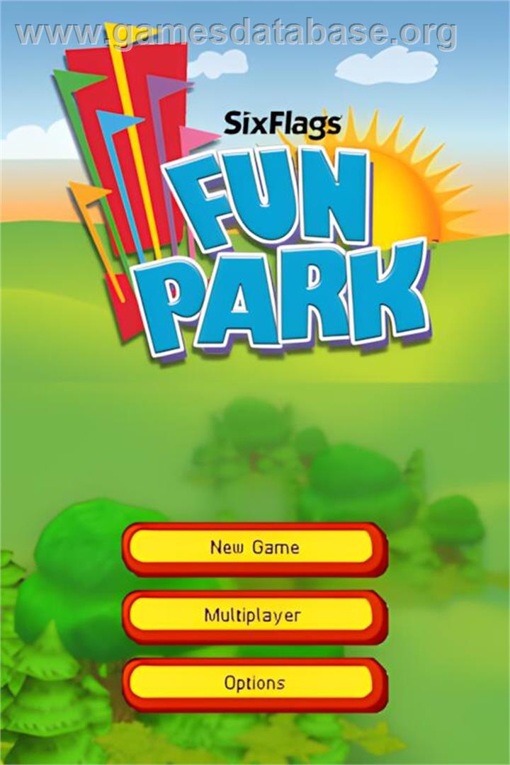 Six Flags Fun Park - Nintendo DS - Artwork - Title Screen