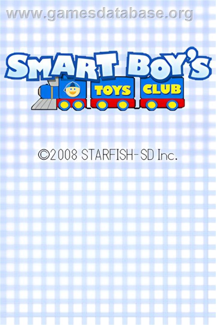Smart Boy's Toys Club - Nintendo DS - Artwork - Title Screen