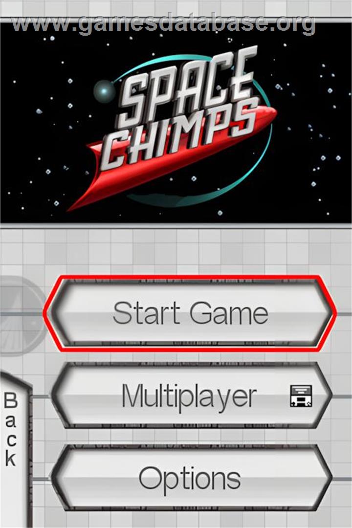 Space Chimps - Nintendo DS - Artwork - Title Screen