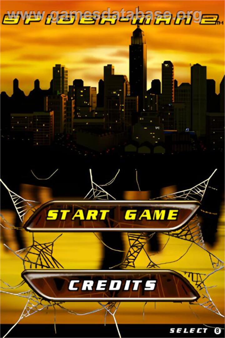 Spider-man 2 - Nintendo DS - Artwork - Title Screen