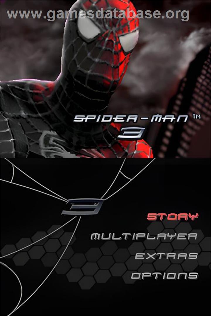 Spider-man 3 - Nintendo DS - Artwork - Title Screen