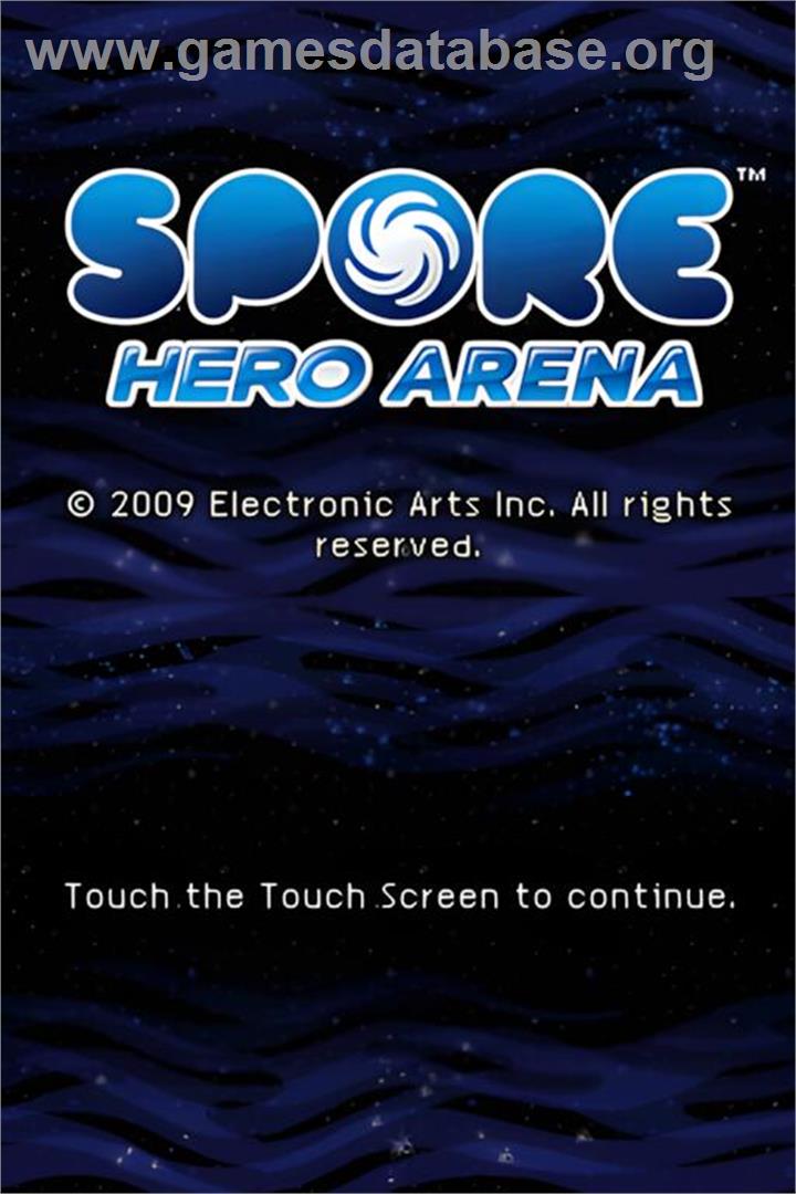 Spore - La Bataille Des Héros - Nintendo DS - Artwork - Title Screen
