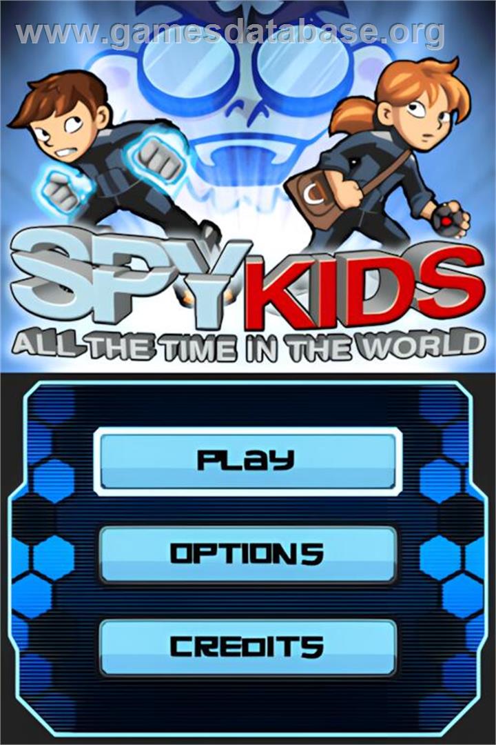 Spy Kids - All The Time In The World - Nintendo DS - Artwork - Title Screen