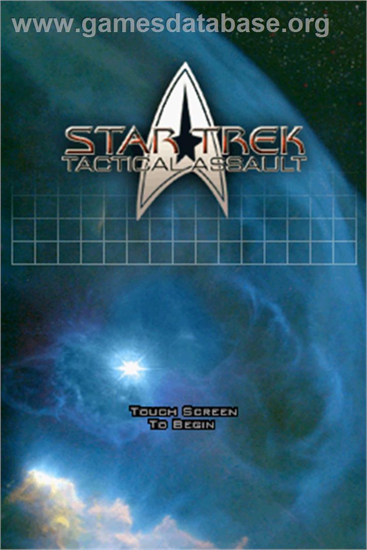 Star Trek Tactical Assault - Nintendo DS - Artwork - Title Screen