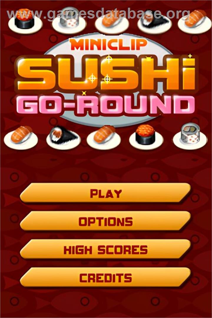 Sushi Go Round - Nintendo DS - Artwork - Title Screen