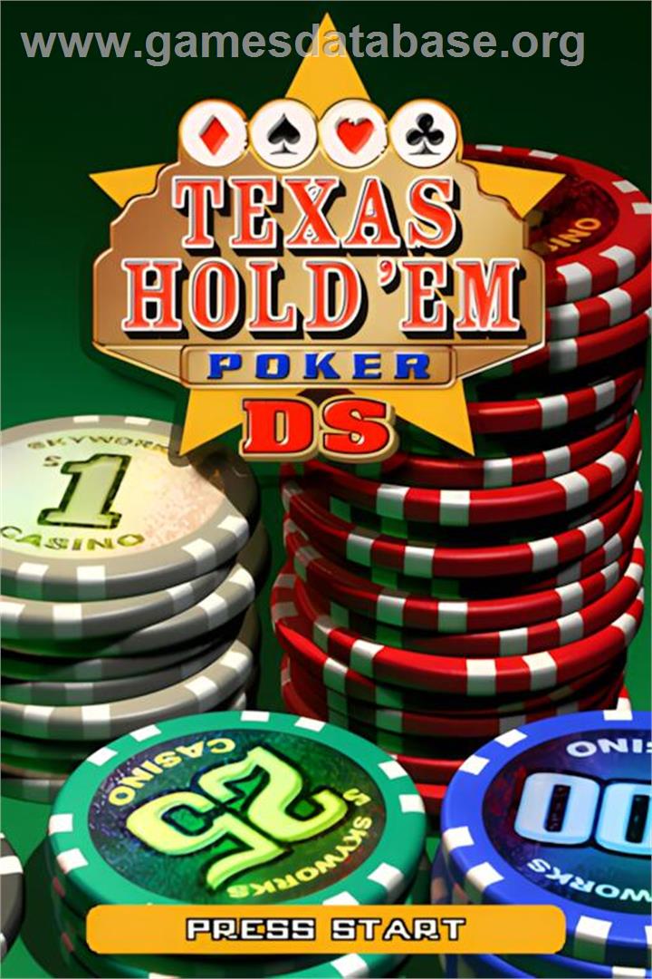 Texas Hold 'em Poker Ds - Nintendo DS - Artwork - Title Screen