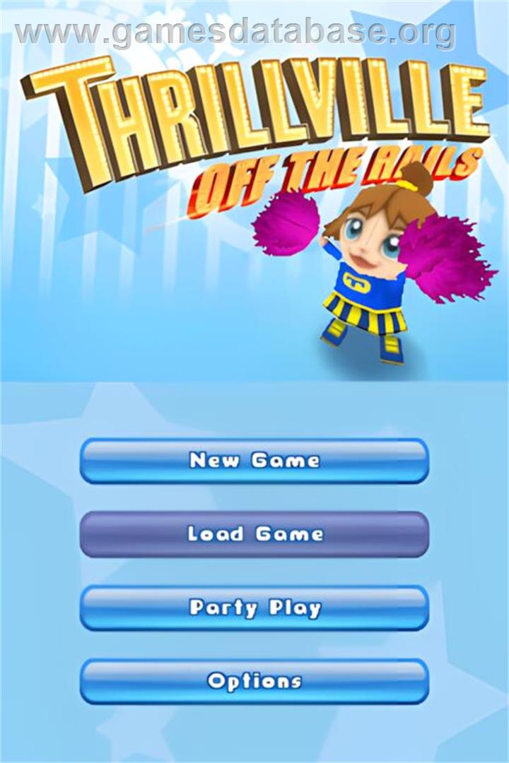 Thrillville - Off The Rails - Nintendo DS - Artwork - Title Screen