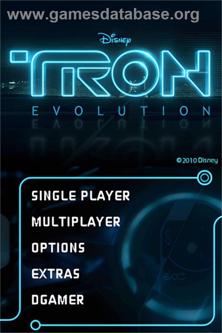Tron Evolution - Nintendo DS - Artwork - Title Screen