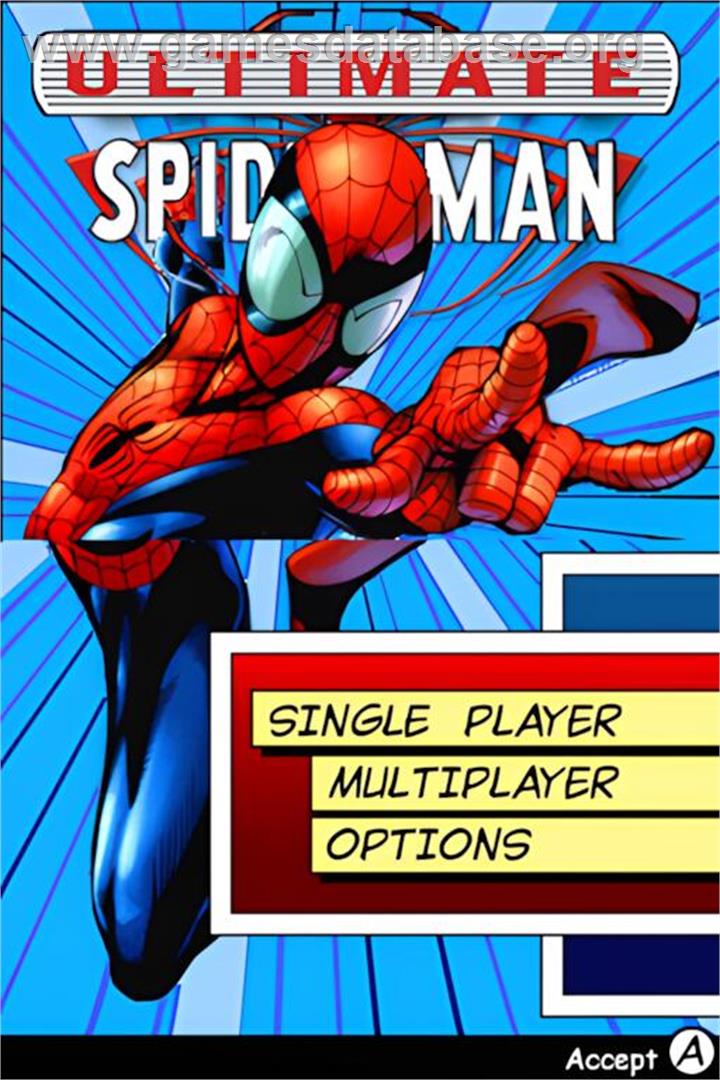 Ultimate Spider-man - Nintendo DS - Artwork - Title Screen