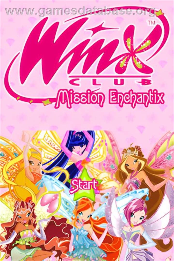 Winx Club - Mission Enchantix - Nintendo DS - Artwork - Title Screen
